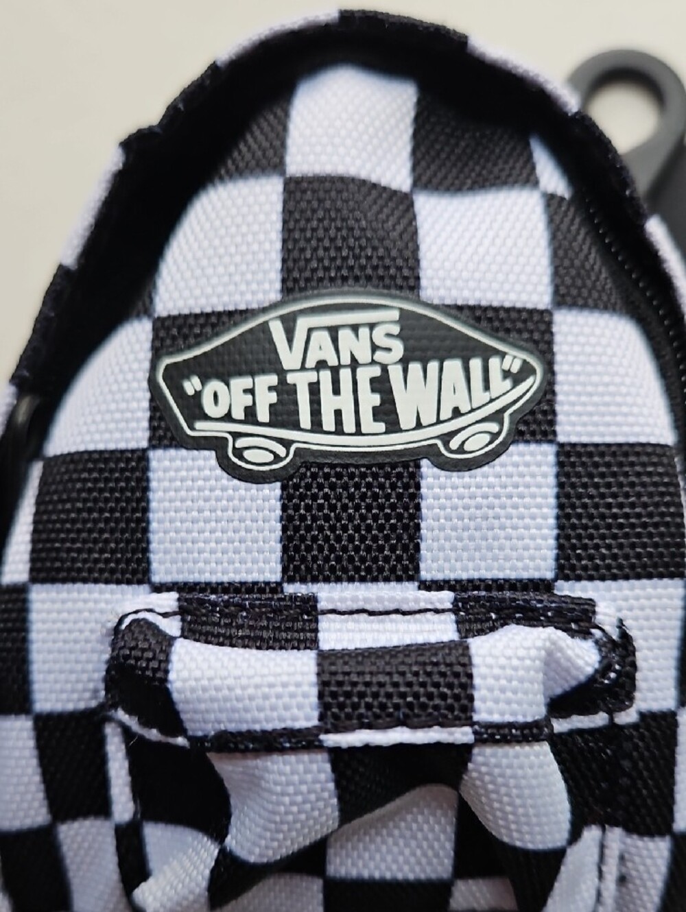 Vans Black & White Checker Mini Backpack Keycharm - Picture 3 of 16